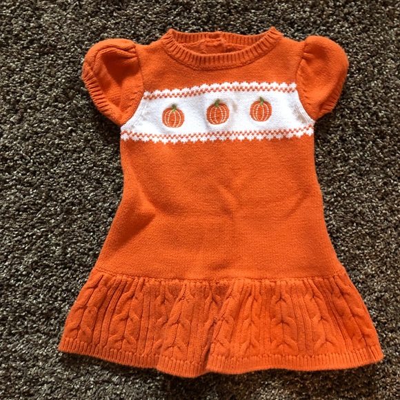 gymboree pumpkin dress